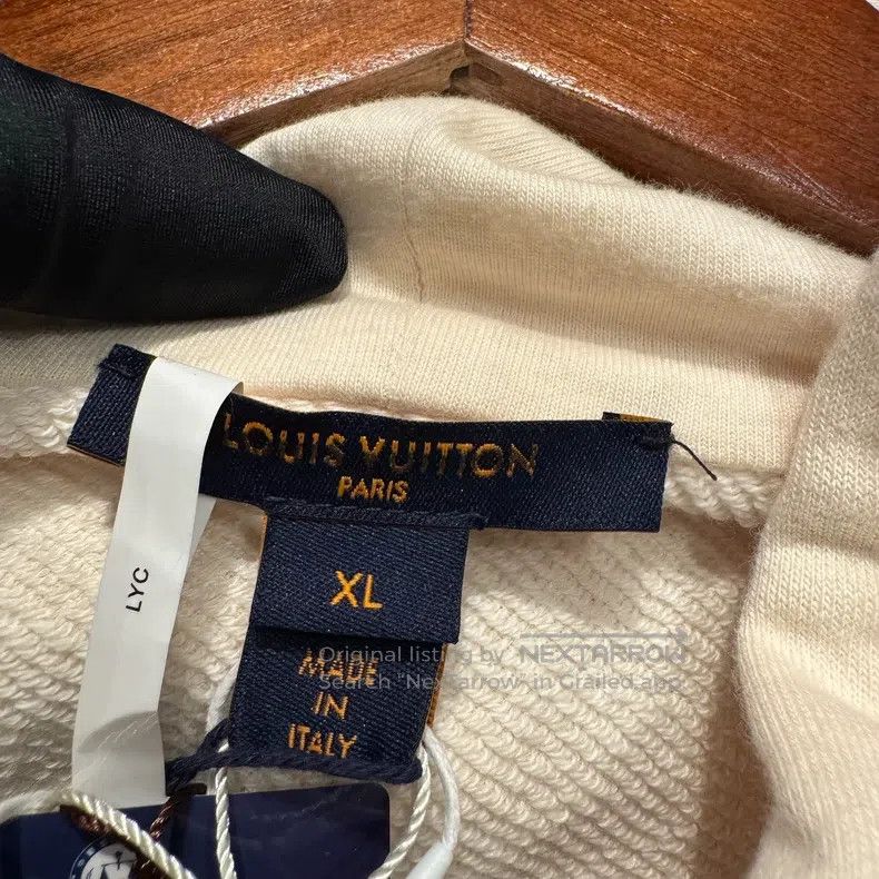 Louis Vuitton Louis Vuitton Embroidered logo hoodie Size US XL / EU 56 / 4 - 3 Thumbnail