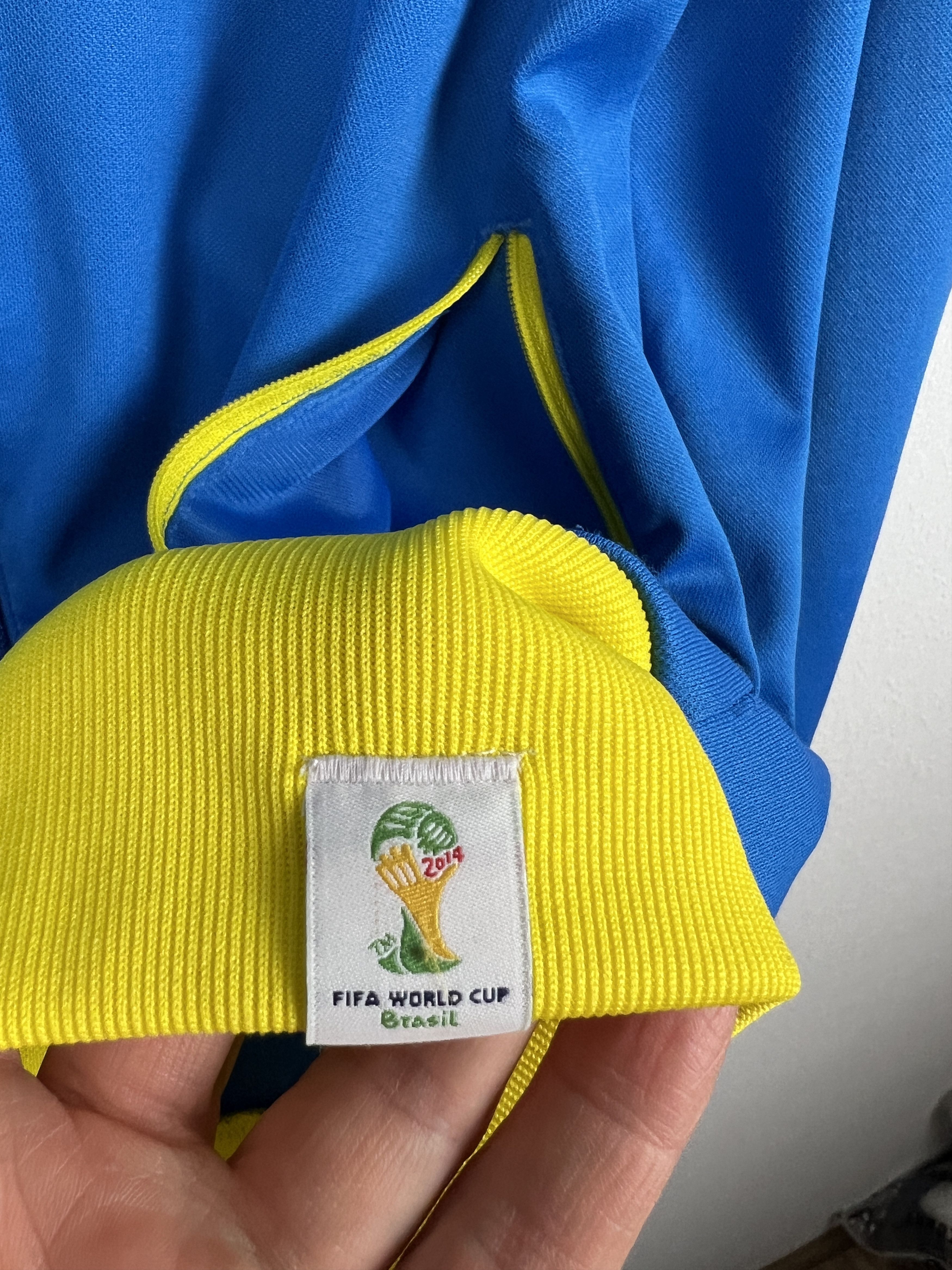 Adidas Brazil World Cup Jacket Football Track Top National Team Size US S / EU 44-46 / 1 - 6 Thumbnail