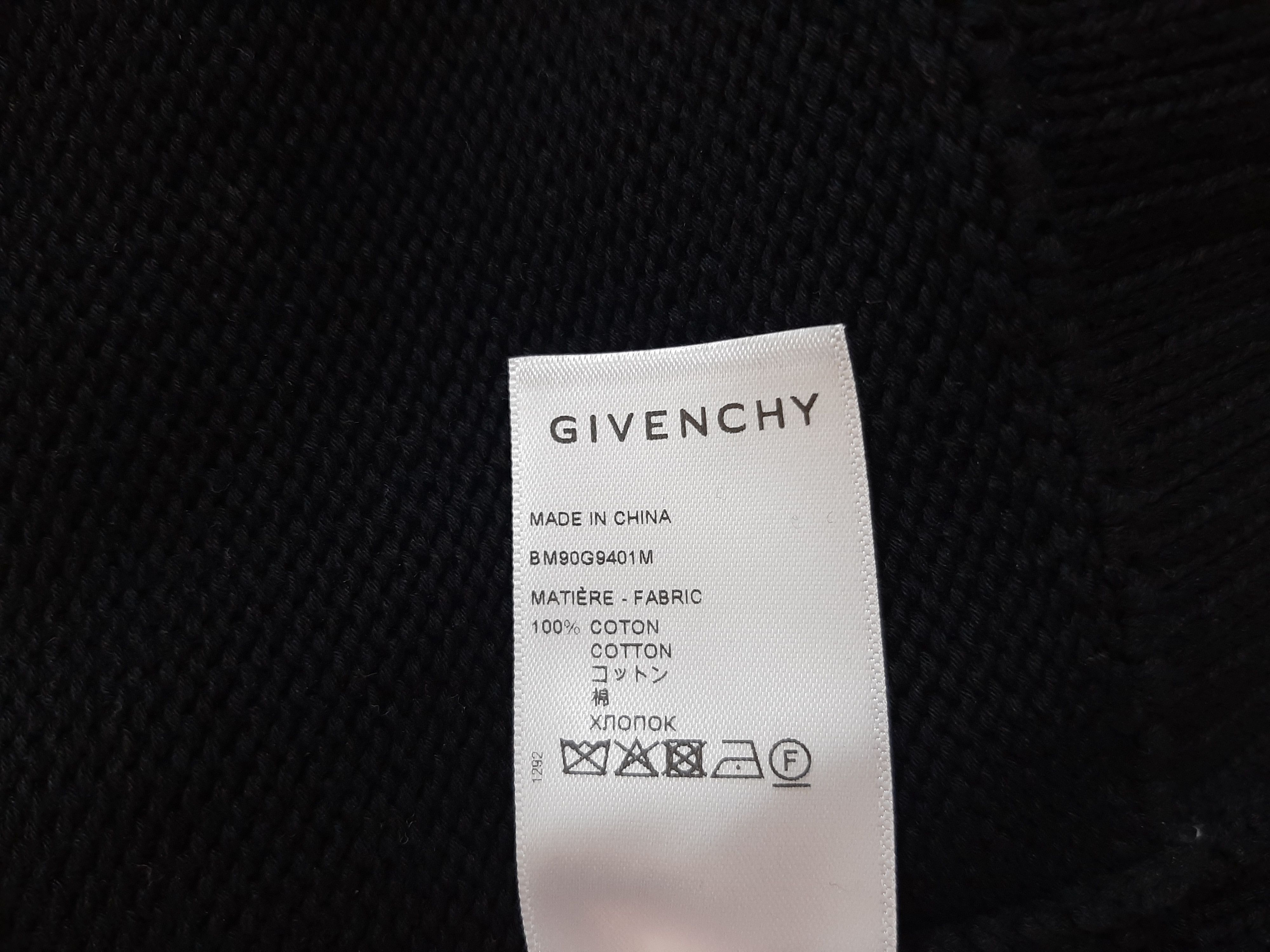 Givenchy Givenchy 4G Intarsia Sweater Black Men's Size S Size US S / EU 44-46 / 1 - 9 Thumbnail