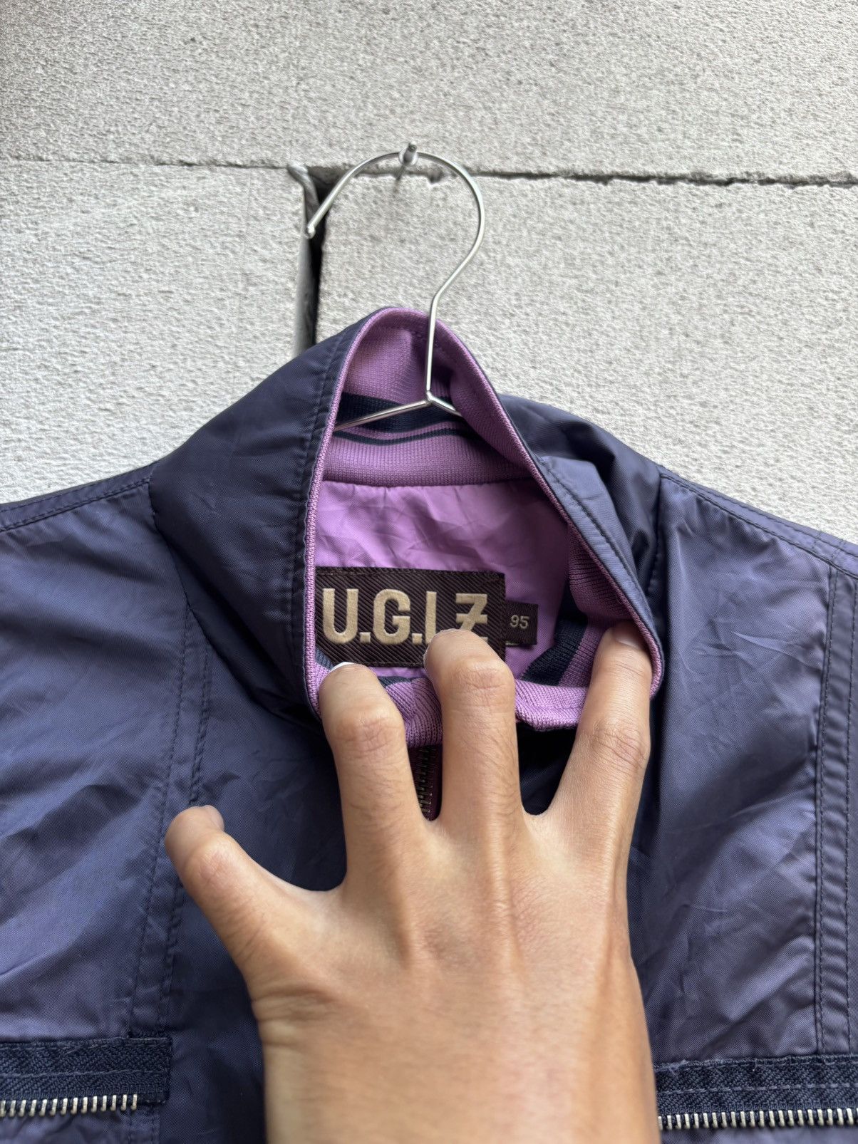 If Six Was Nine UGIZ Faded Windbreaker Zip Jacket Size US S / EU 44-46 / 1 - 2 Thumbnail