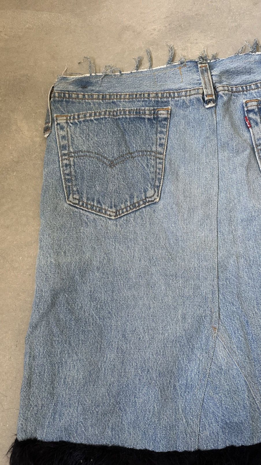 Vintage VINTAGE J BUSH HOLLYWOOD SHERPA SKIRT Size 28" / US 6 / IT 42 - 7 Thumbnail