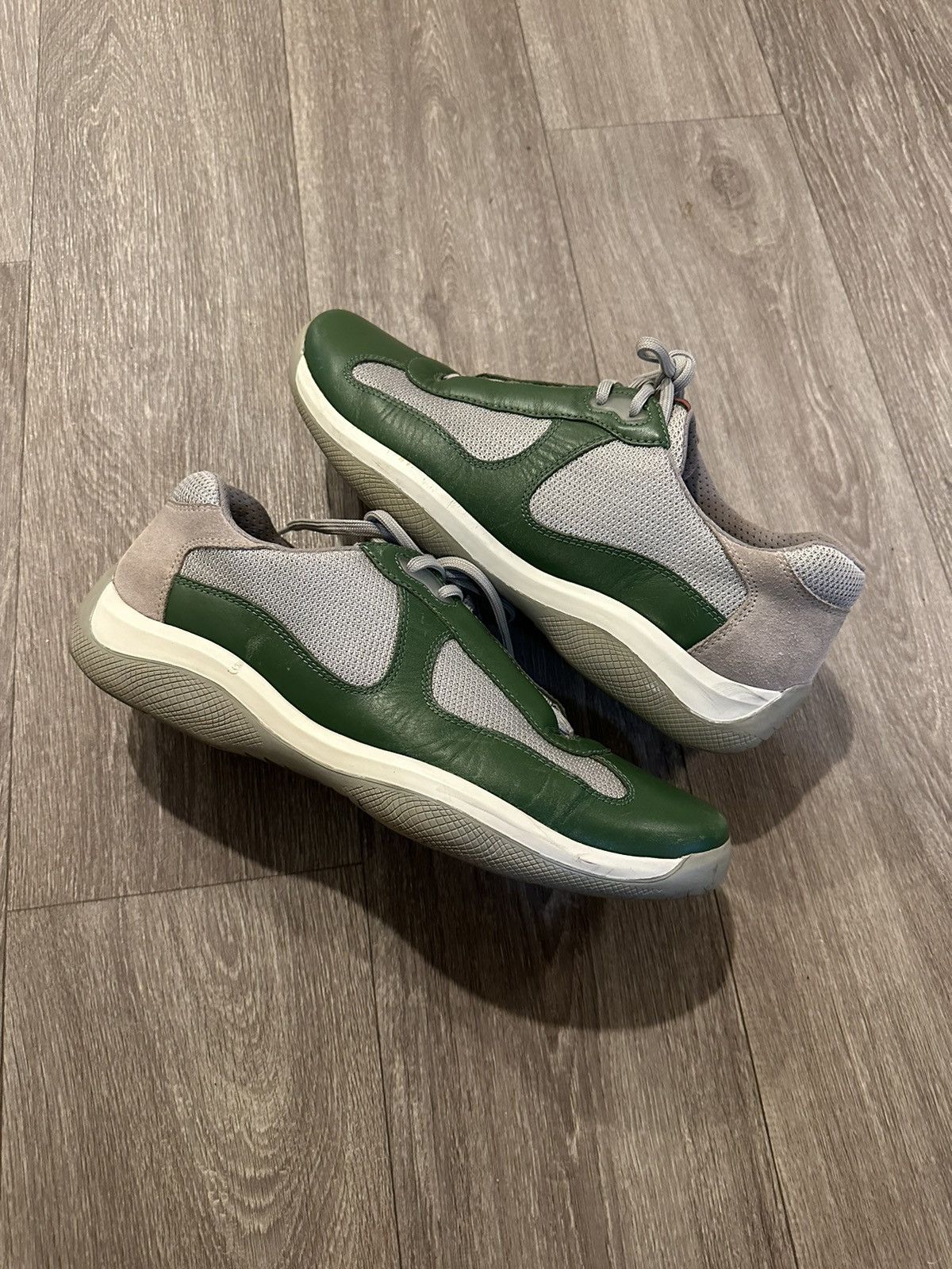 Prada Vintage Green Prada Cups Size US 9 / EU 42 - 2 Thumbnail