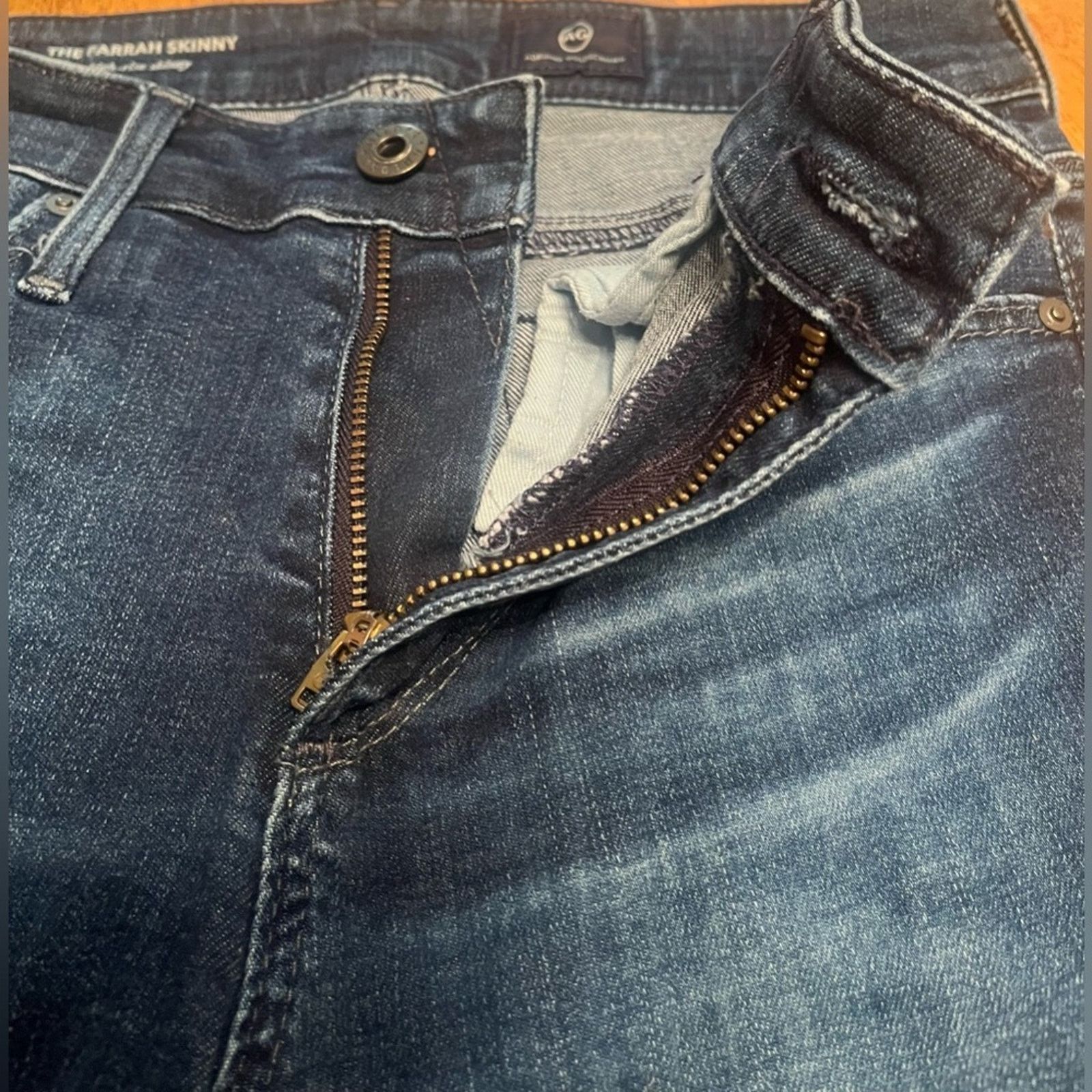 AG Adriano Goldschmied Adriano Goldschmidt Farrah Skinny hi-rise skinny jeans, 25R Size 36" / US 14 / IT 50 - 6 Thumbnail