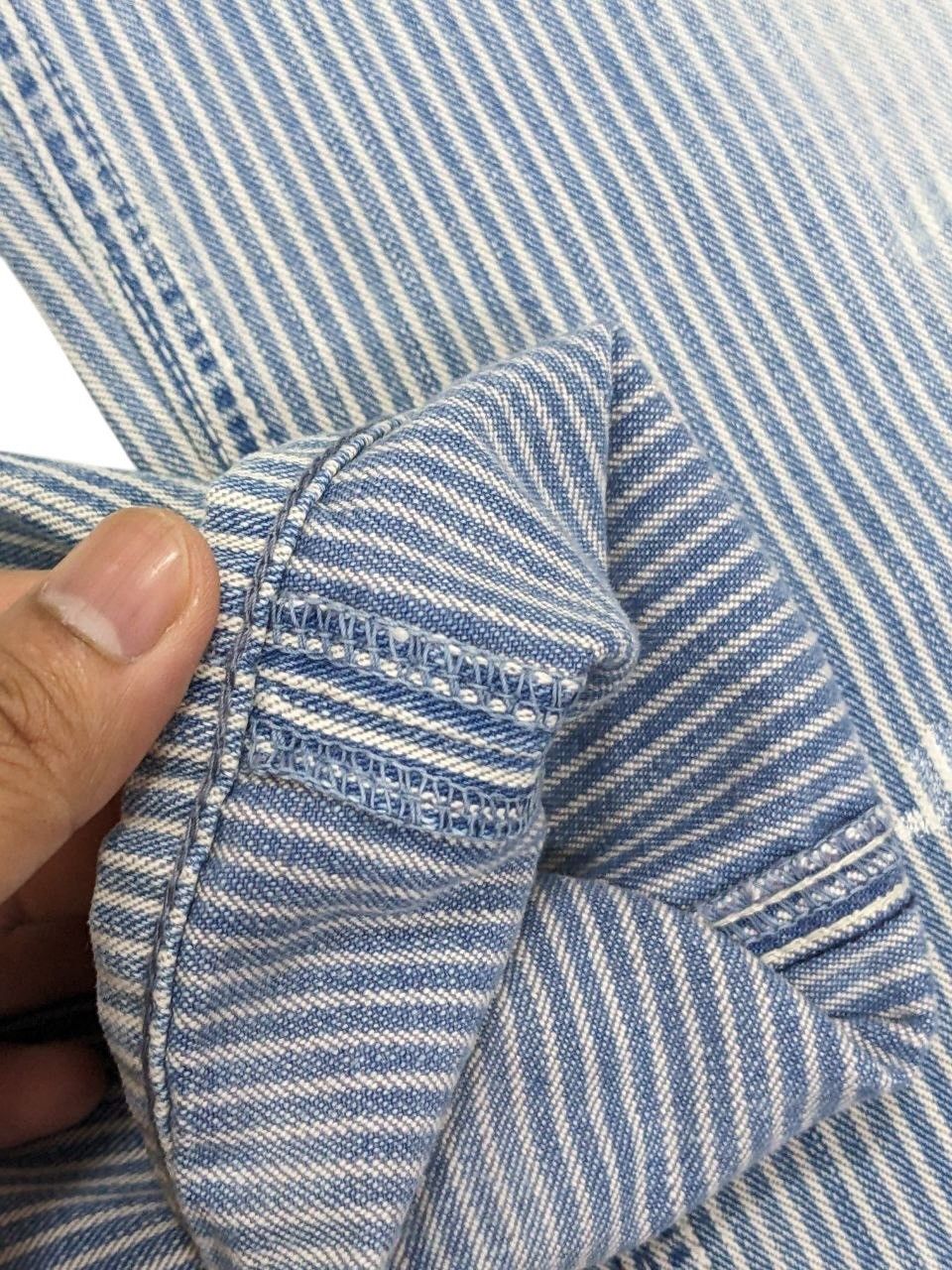 Kapital KAPITAL CENTURY DENIM HICKORY PAINTED 70’sVINTAGE BUCKLEBACK Size US 28 / EU 44 - 6 Thumbnail