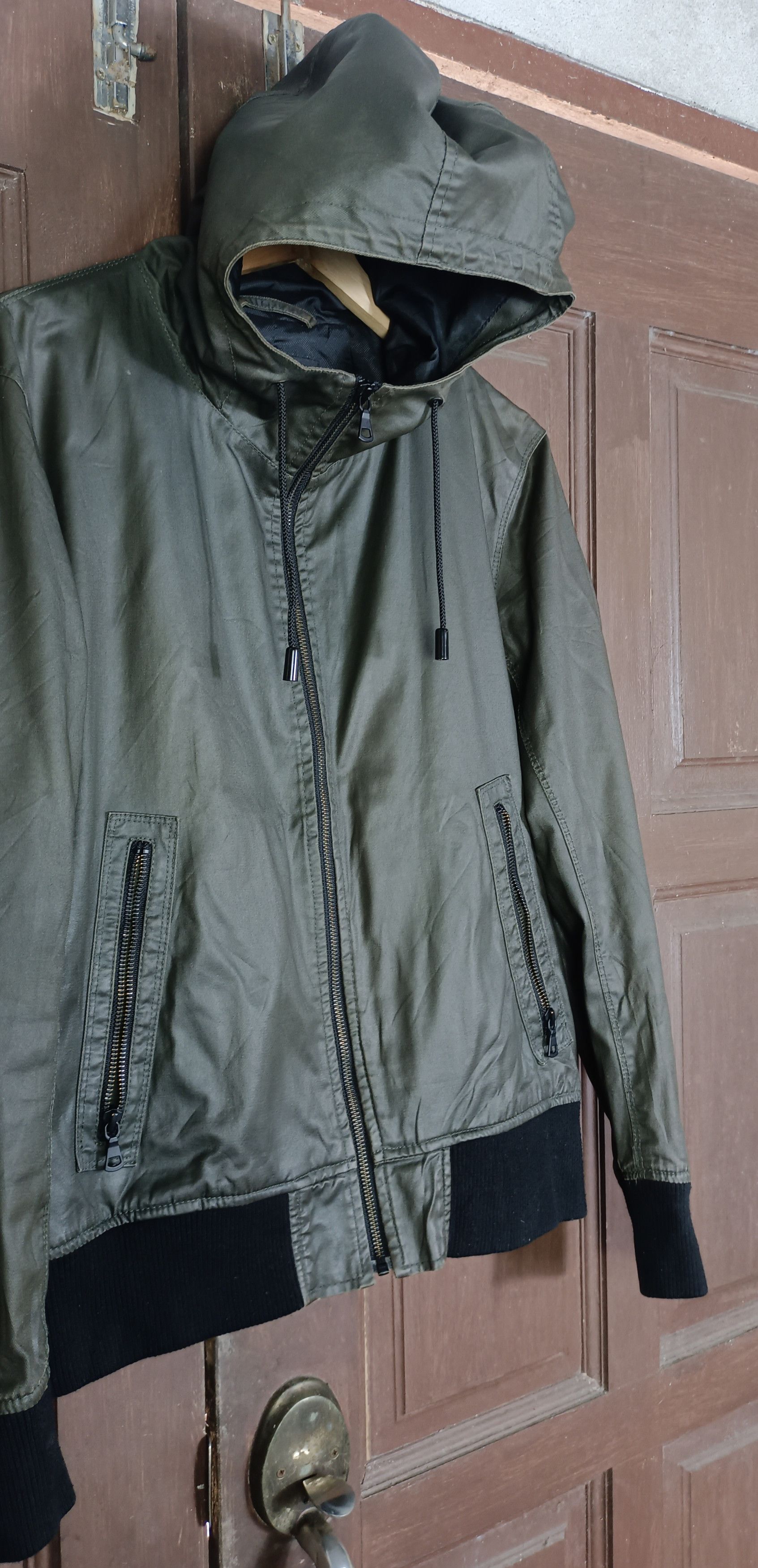 Undercover × Uniqlo Uniqlo Coated Cloth Bomber Jacket Style Zipper Size US M / EU 48-50 / 2 - 3 Thumbnail