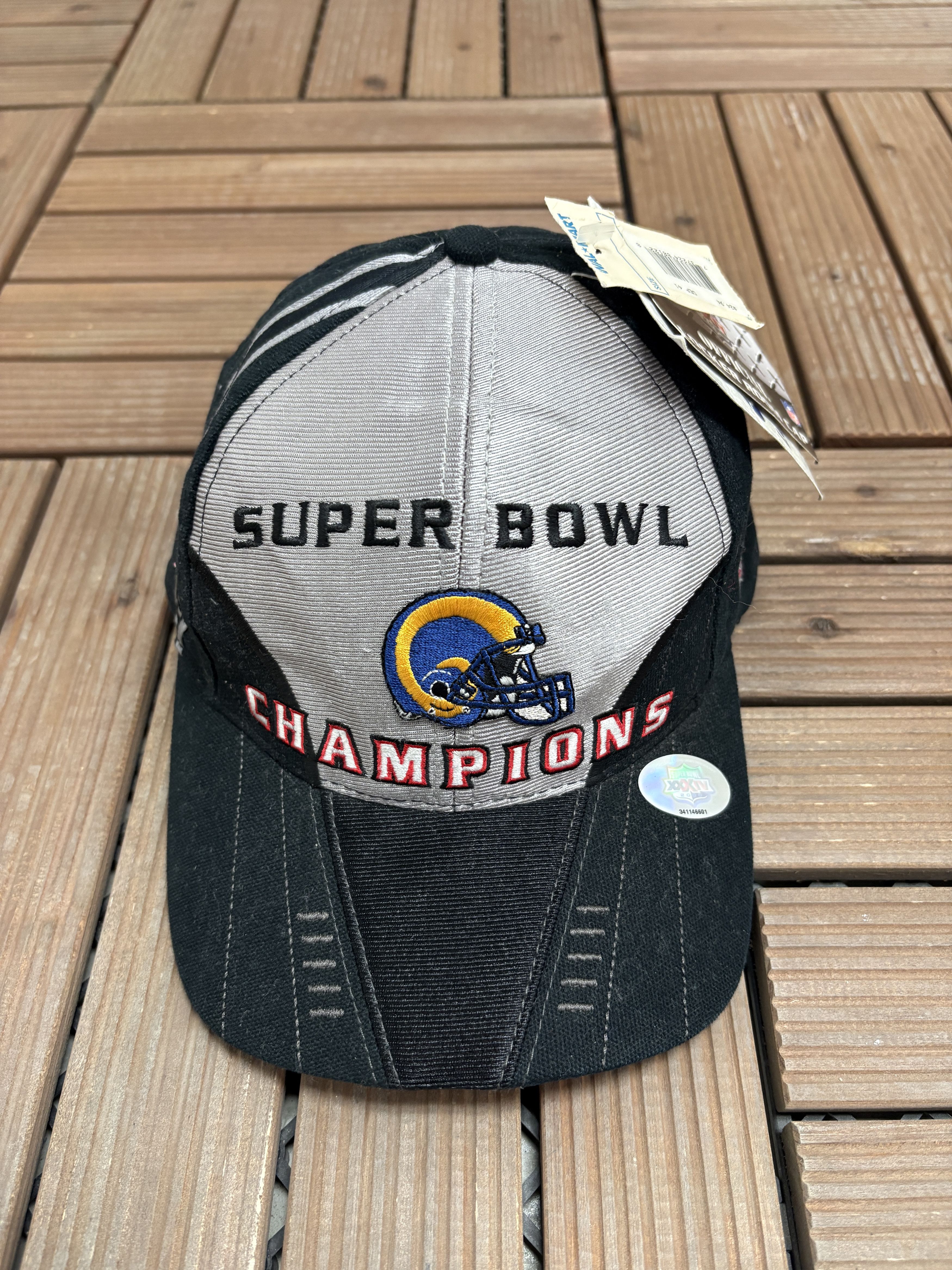 Logo Athletic St. Louis Rams Super Bowl Champions Vintage Hat Cap Size ONE SIZE - 2 Thumbnail