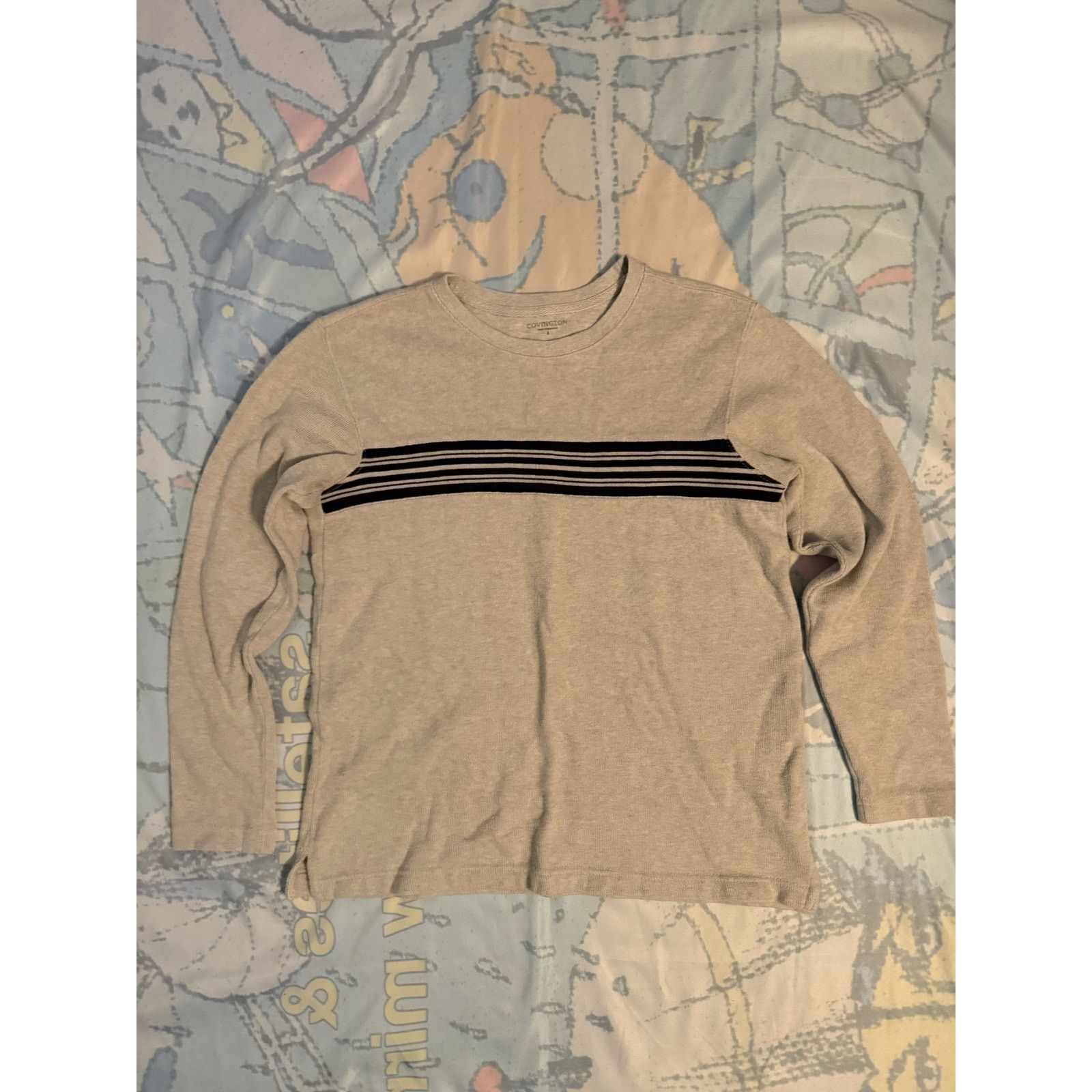 Covington Covington Men's Gray Soft Comfortable Sweatshirt Size US S / EU 44-46 / 1 - 1 Thumbnail