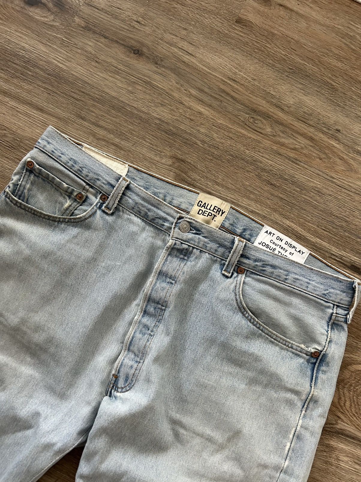 Gallery Dept. Gallery Dept. Re-Worked Denim Size US 37 - 10 Thumbnail