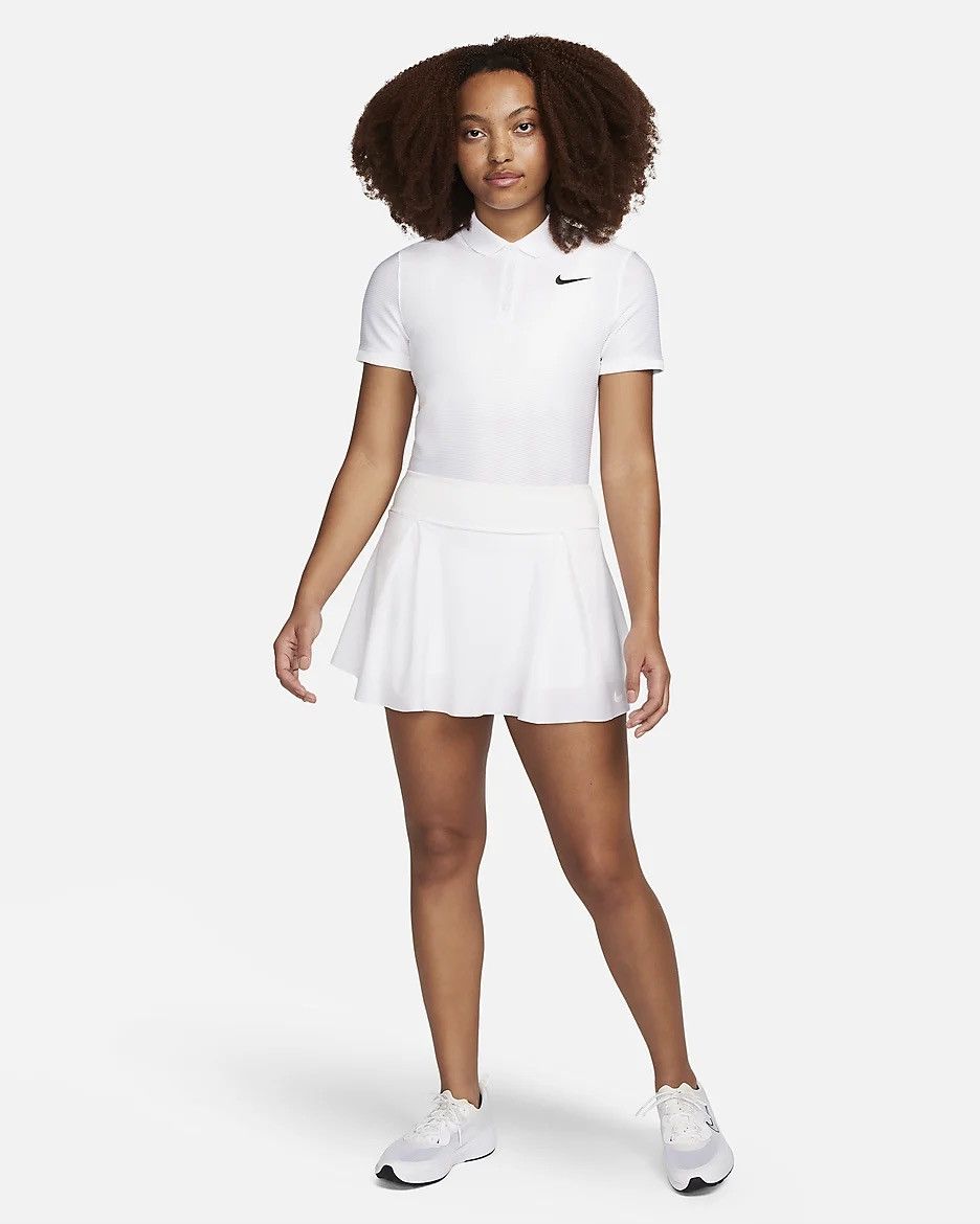 Nike Nike Victory Dri-FIT Golf Polo Ribbed Shirt White Size XXL / US 16-18 / IT 52-54 - 6 Thumbnail