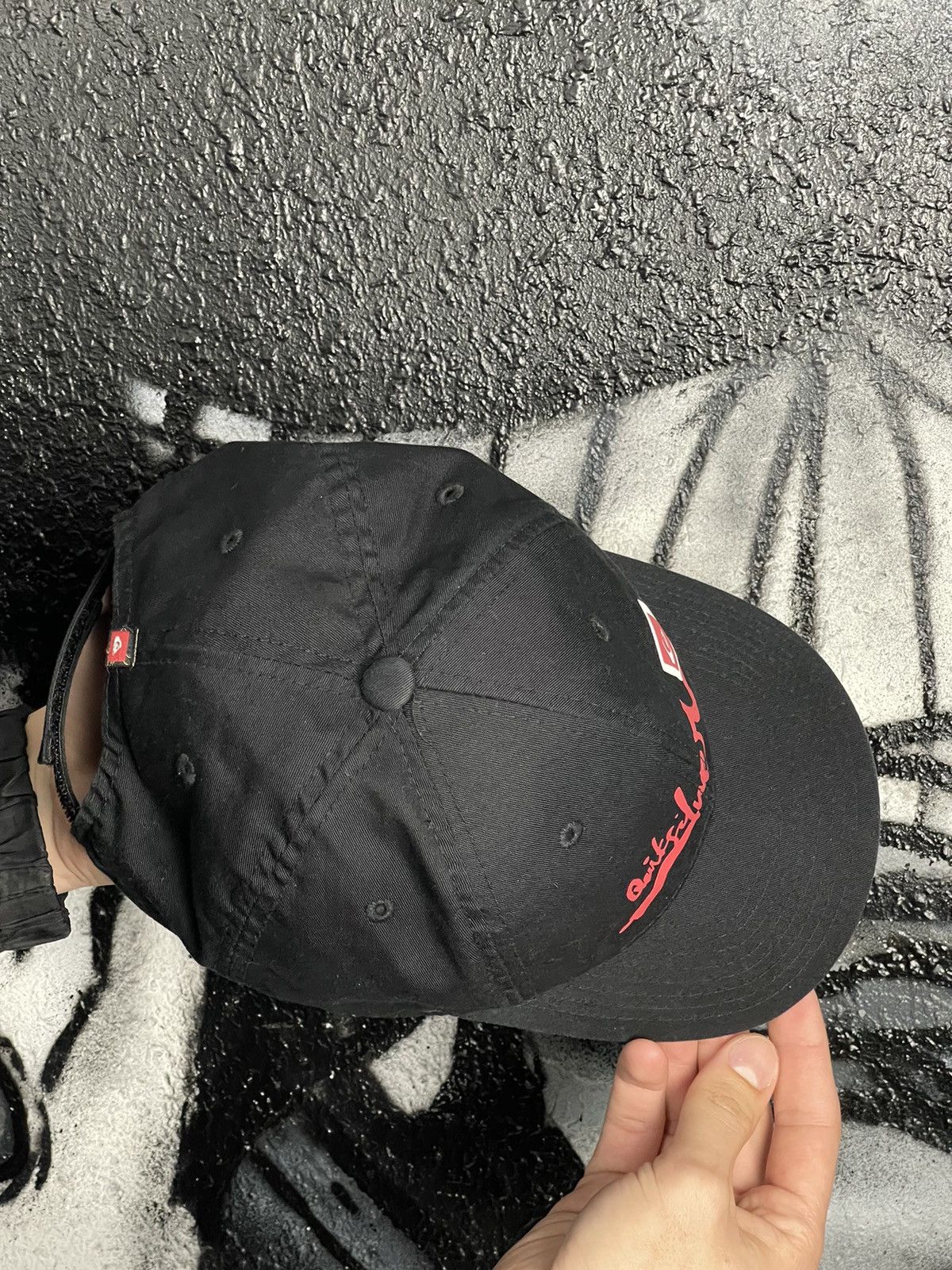 Quiksilver Quiksilver Y2K Surf Style Vintage Black Baseball Cap One Sized Fits Size ONE SIZE - 6 Thumbnail