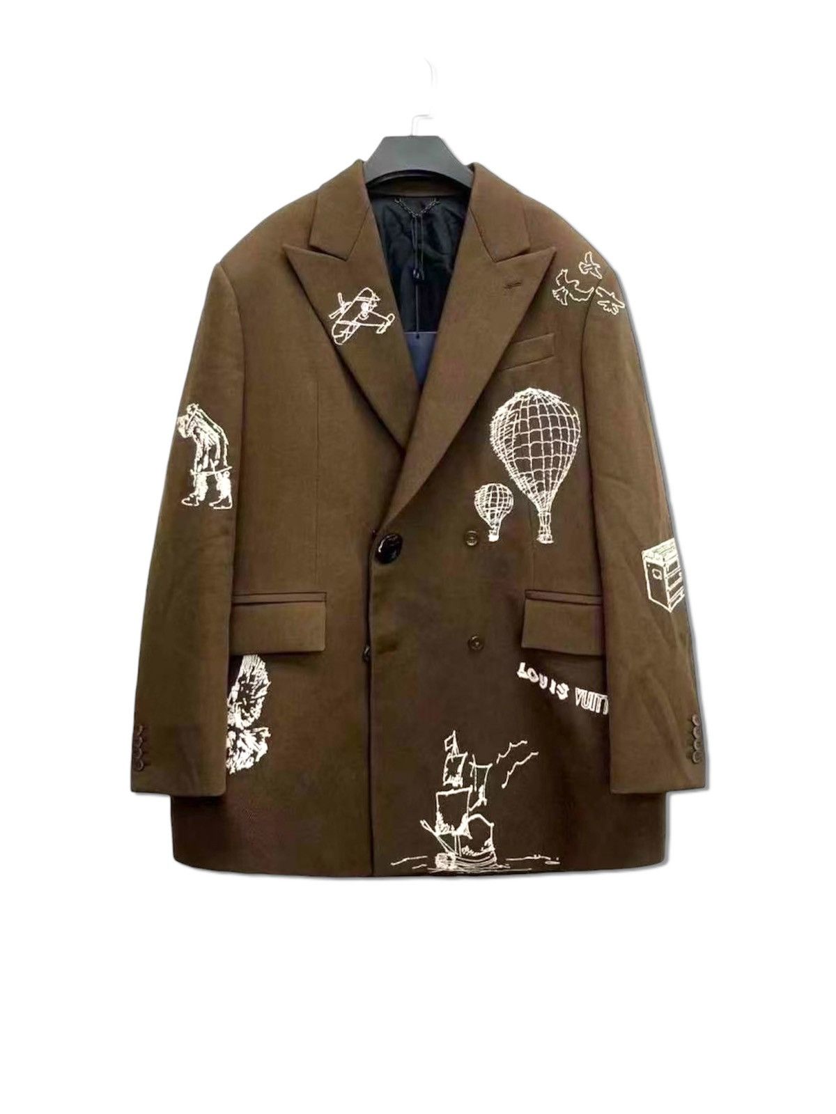Louis Vuitton Louis Vuitton Runway Sample 1 OF 1 Hot Air Balloon Blazer 48 Size 48R - 1 Thumbnail