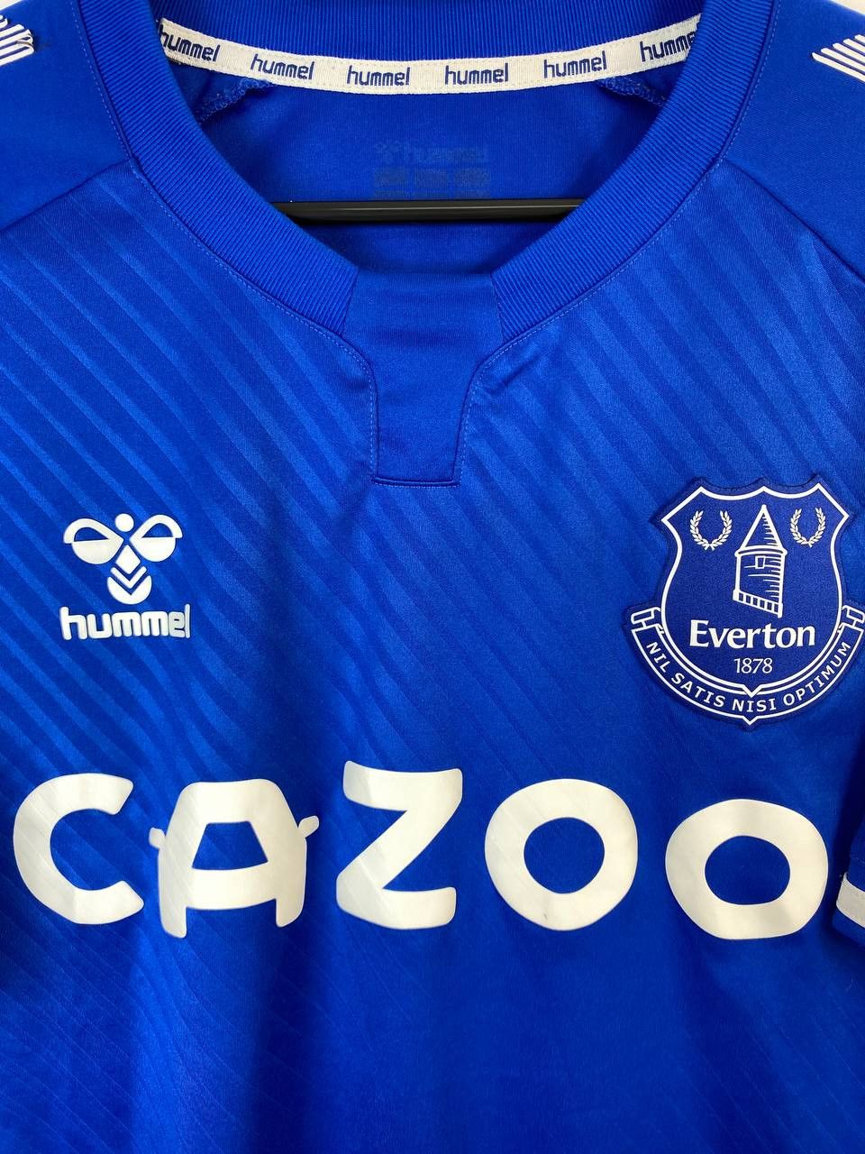 Hummel HUMMEL FC EVERTON 2020/21 HOME SOCCER FOOTBALL SHIRT JERSEY Size US M / EU 48-50 / 2 - 4 Thumbnail