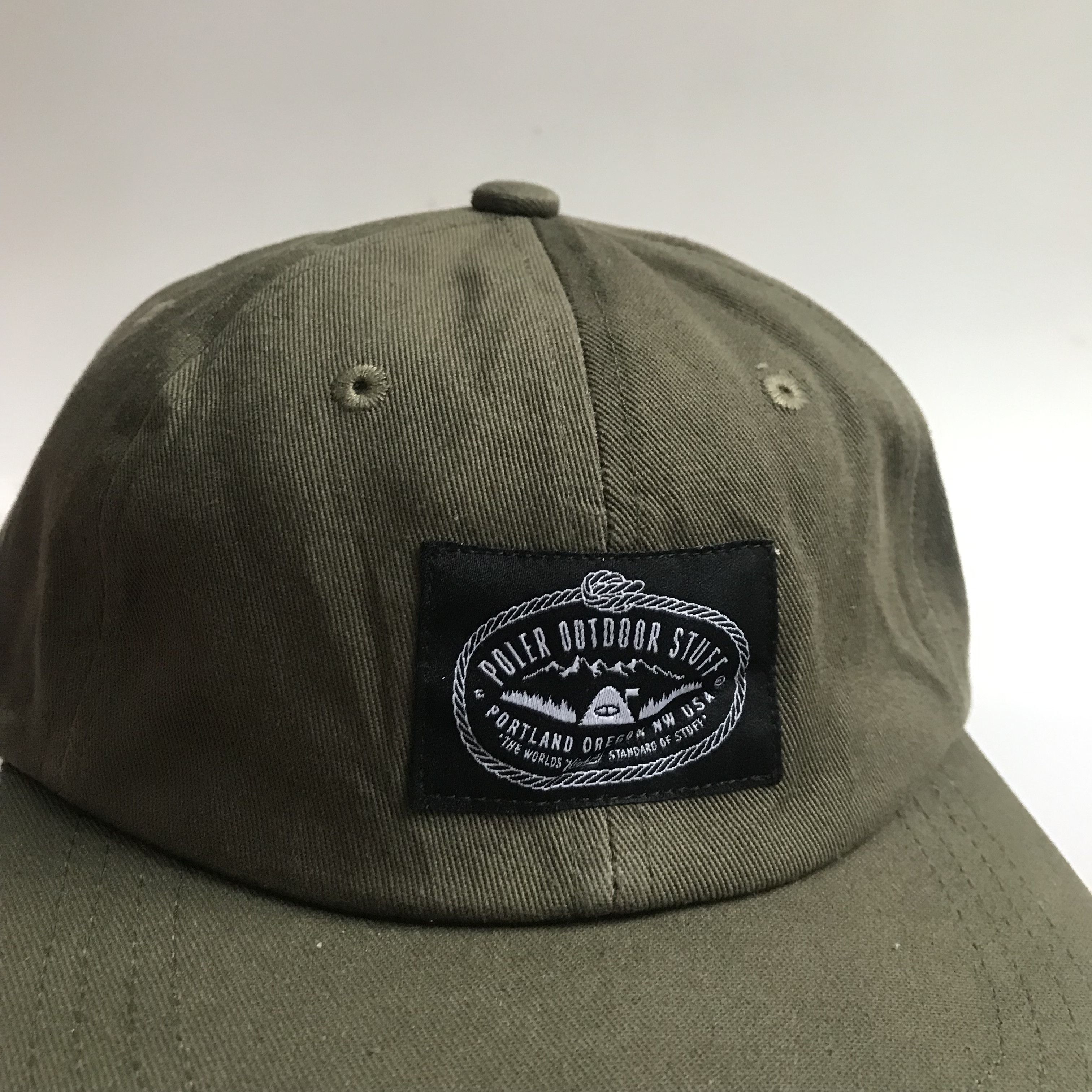 Japanese Brand Poler Five Panel Outdoor Cap Olive Green Colorway Size ONE SIZE - 7 Thumbnail