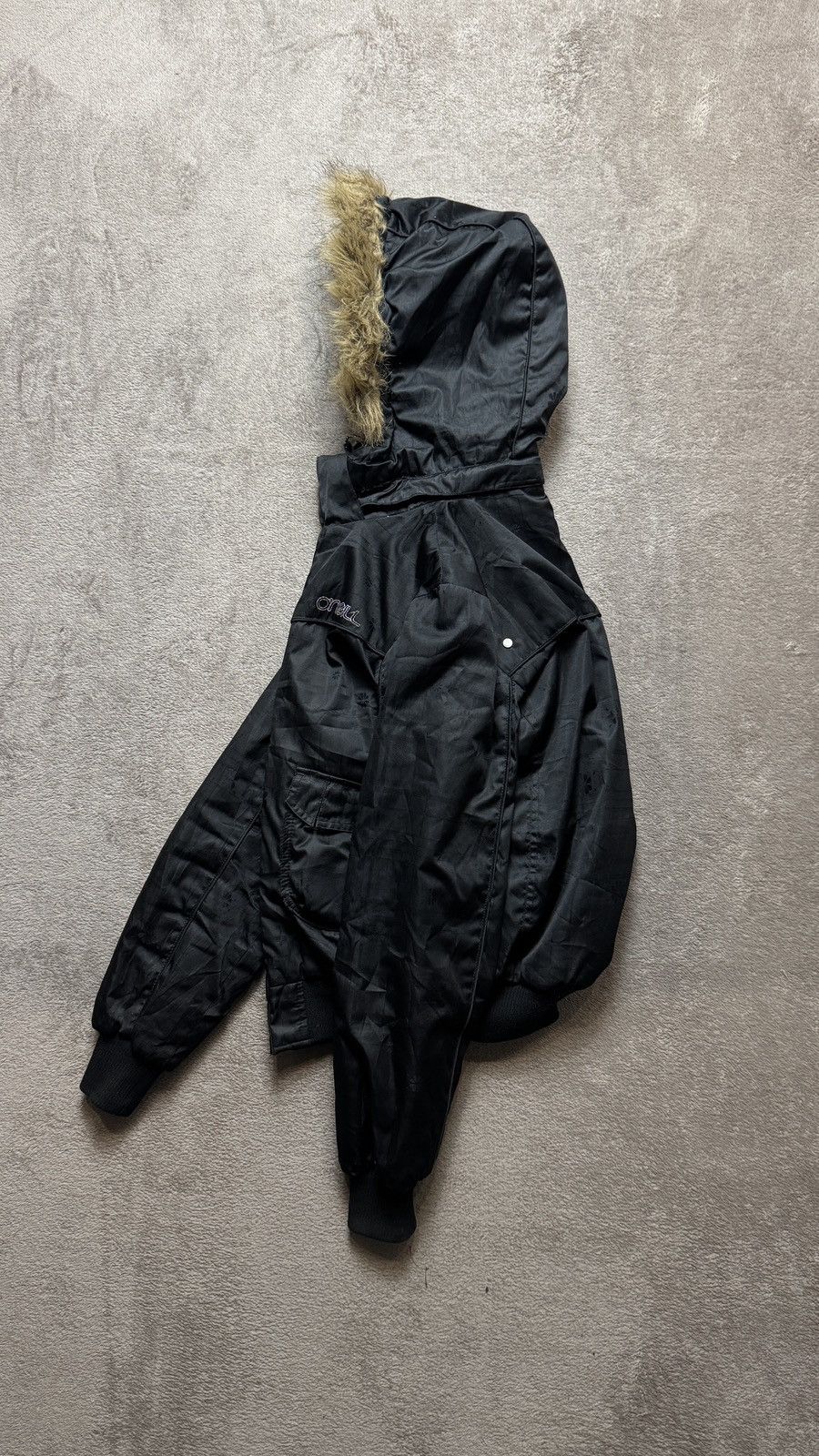 Japanese Brand Y2K faux fur faded jacket Ifsixwasnine Yohji LGB Goa vibe Size US XS / EU 42 / 0 - 2 Thumbnail