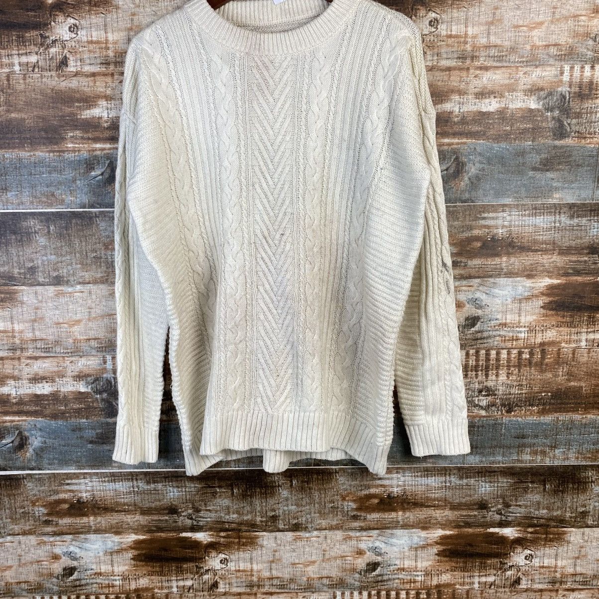 Vintage DL Uniqlo vintage White Knitwear #C1178 Size M / US 6-8 / IT 42-44 - 3 Thumbnail