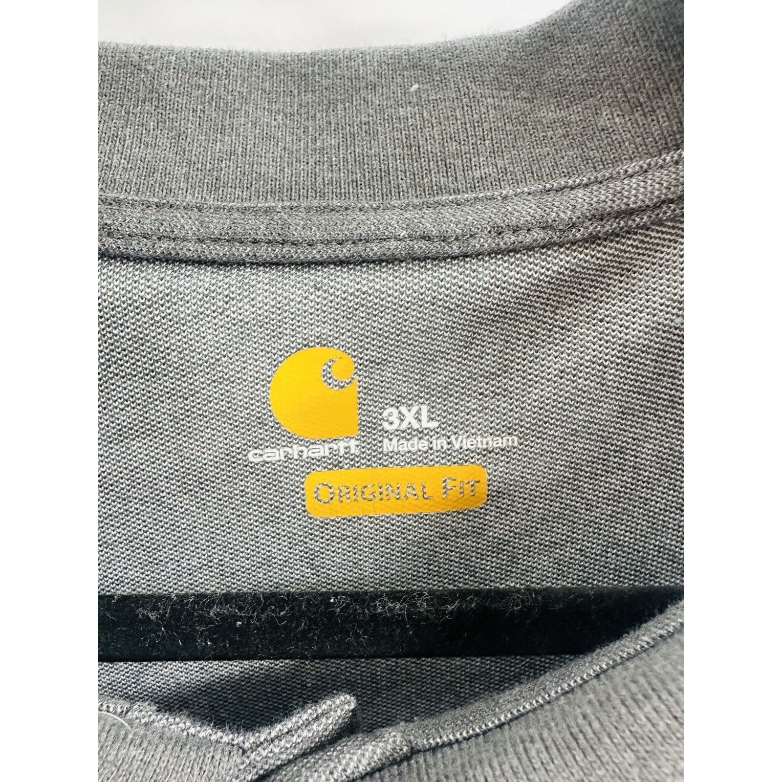 Carhartt Carhartt Gray Short Sleeve Polo Shirt Size 3XL Original Fit Size US XXL / EU 58 / 5 - 2 Thumbnail