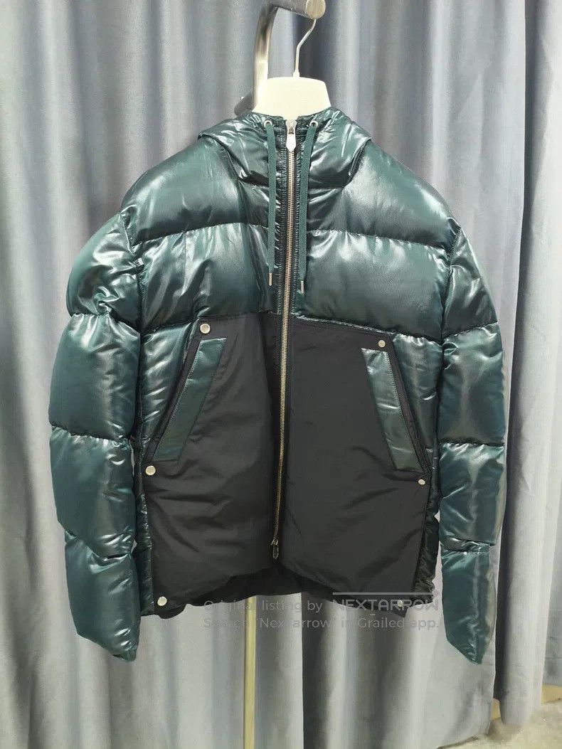 Hermes Hermes Men's Down Jacket, Classic Style with Dark Green an Size US M / EU 48-50 / 2 - 1 Thumbnail