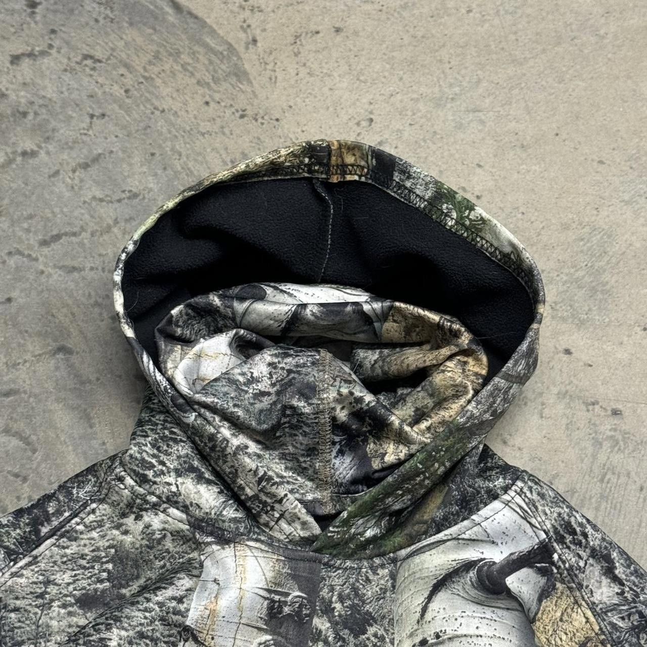 Mossy Oaks × Vintage VTG Y2K Mossy Oak Camo Hoodie Size XXS / US 00 / IT 34 - 2 Thumbnail