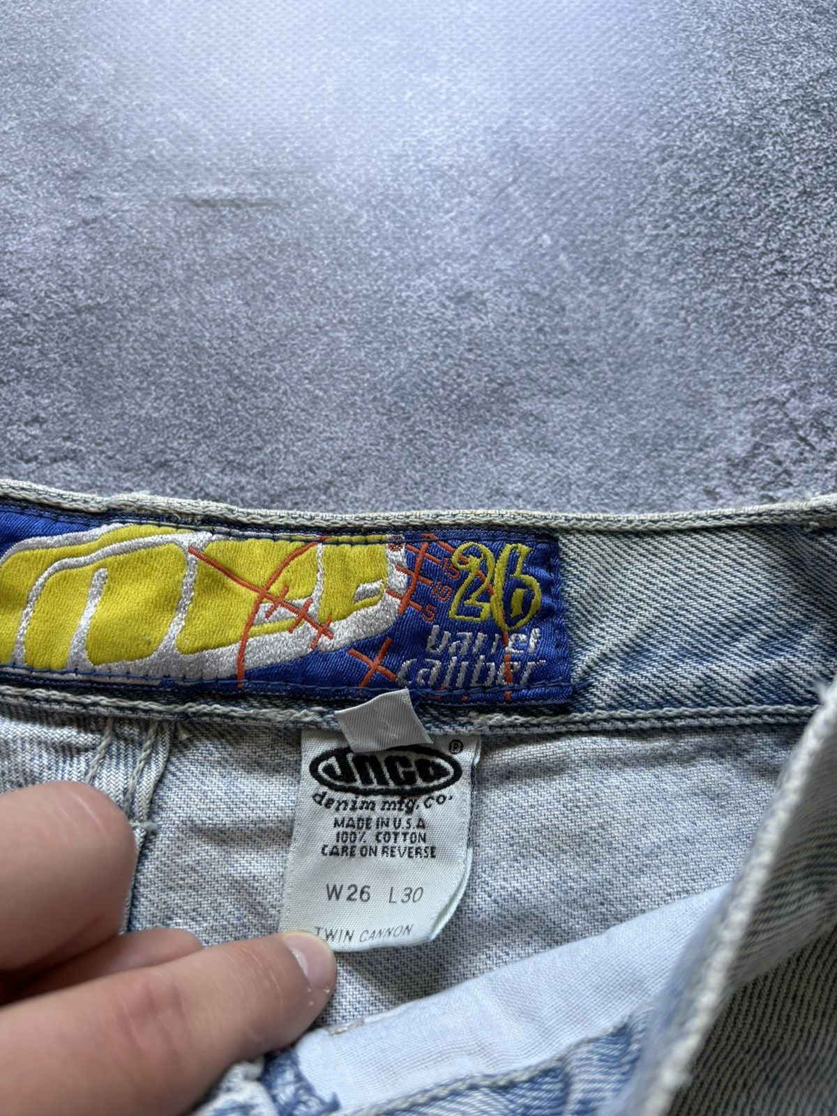 JNCO Vintage JNCO Twin Cannon Y2K Skater Baggy Wide Leg Jeans USA Size US 26 / EU 42 - 18 Thumbnail