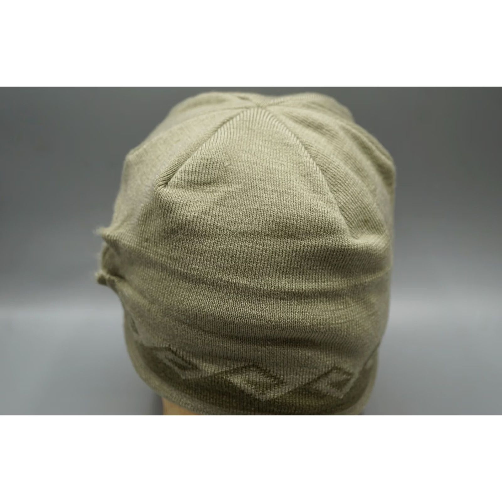 Olive VINTAGE Columbia Convert Beanie Hat Unisex One Size Olive Green Knit Ski Snowboard Size ONE SIZE - 3 Thumbnail