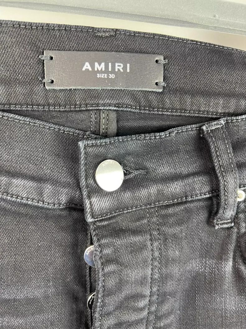 Amiri Amiri Blue Cashew Flower jeans Size US 30 / EU 46 - 9 Thumbnail