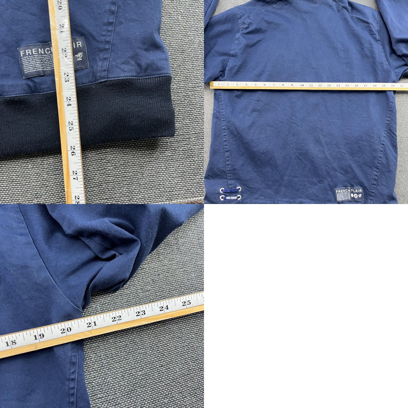 Nike VINTAGE Nike Rugby Track Jacket Blue FFR Full Zip Medium Men Men’s Size US M / EU 48-50 / 2 - 10 Thumbnail
