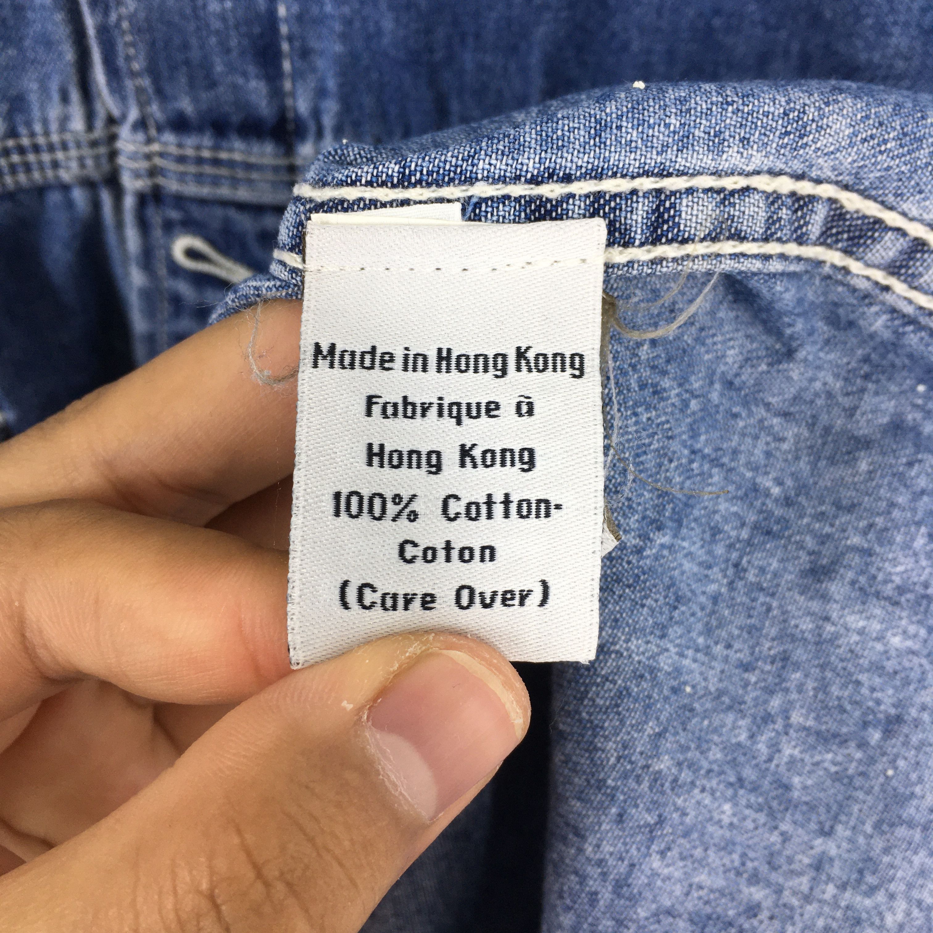 Calvin Klein × Vintage Vintage Calvin Klein Jeans Blue Denim Shirt Small Size US S / EU 44-46 / 1 - 6 Thumbnail