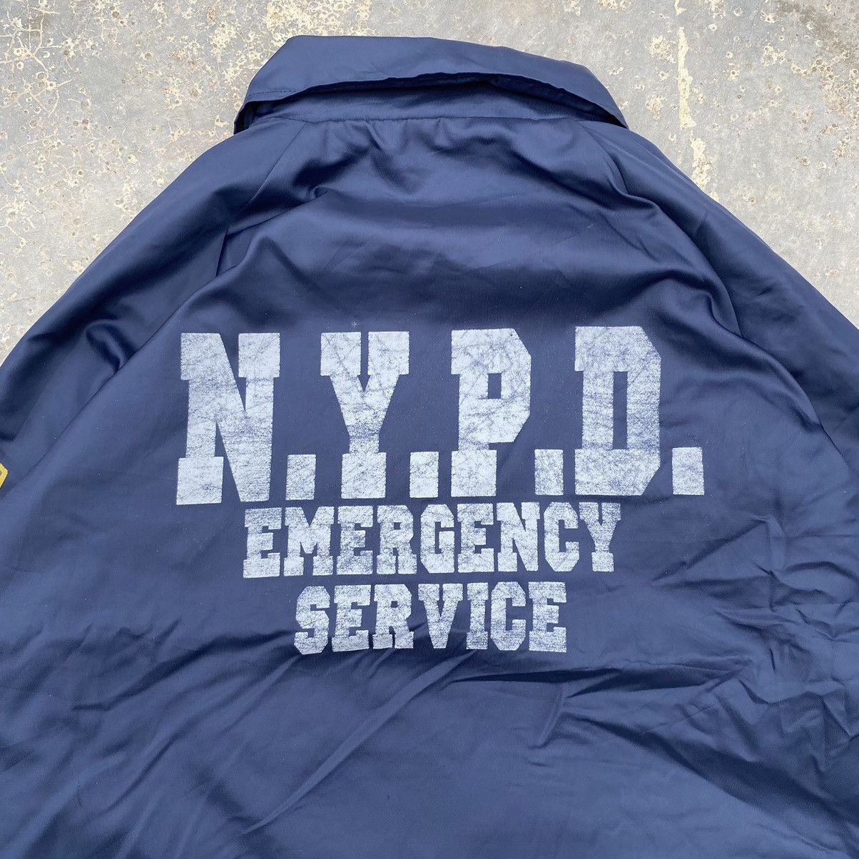 If Six Was Nine × Japanese Brand × Vintage vintage NYPD police department light coach jacket Size US XL / EU 56 / 4 - 14 Thumbnail