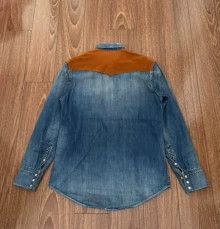 Visvim VISVIM SS PICARO DAMAGED SHIRT L/S patchwork denim shirt Size US S / EU 44-46 / 1 - 2 Thumbnail