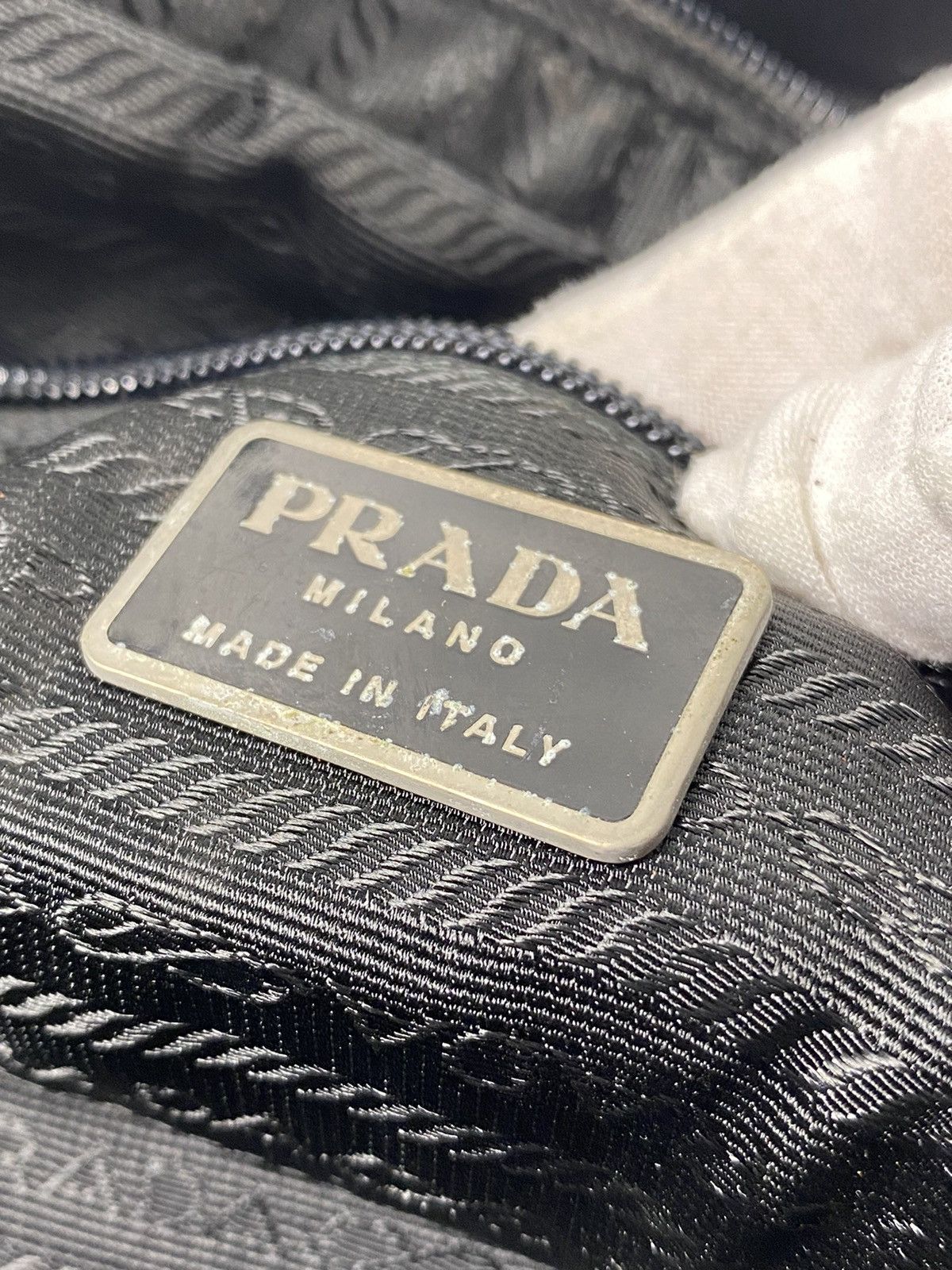 Prada Prada Tessuto Nero Nylon Shoulder Bag Size ONE SIZE - 11 Thumbnail