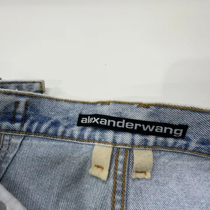 Alexander Wang Alexander Wang FW21 Loose Zip Denim Pants - Size 24" / US 00 / IT 34 - 7 Thumbnail