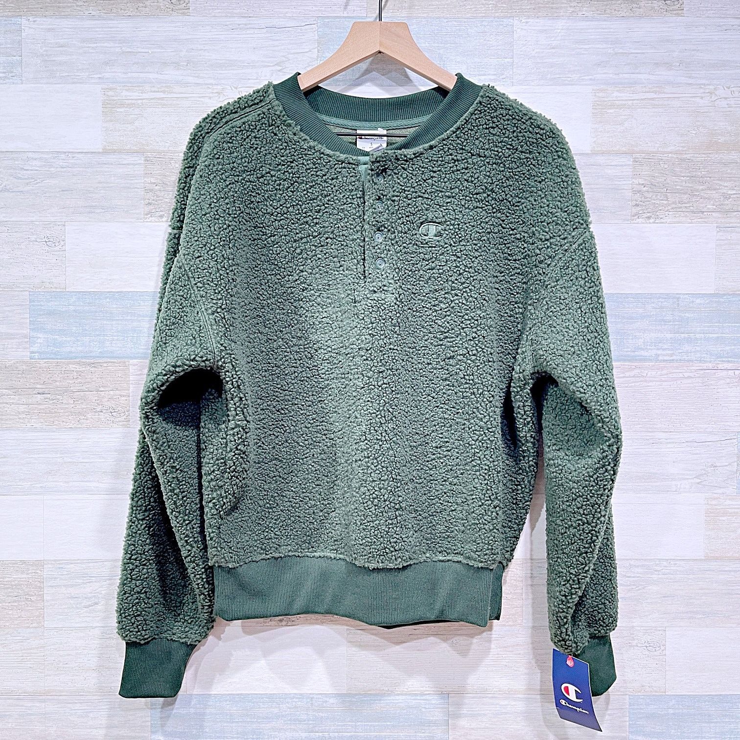 Champion × Urban Outfitters Champion UO Exclusive Teddy Fleece Sweatshirt Mens Small Size US S / EU 44-46 / 1 - 1 Thumbnail