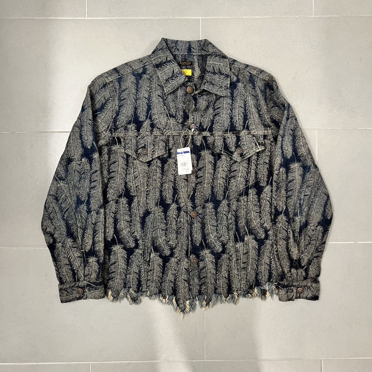 【送料無料】KAPITAL キャピタル Feather Denim ジャケット Kapital Feather Denim Jacket | Grailed