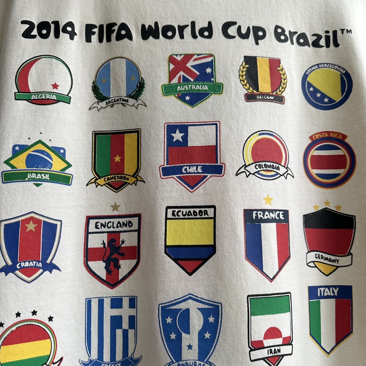 Vintage FIFA World Cup Brazil 2014 T-Shirt Size US XL / EU 56 / 4 - 4 Thumbnail