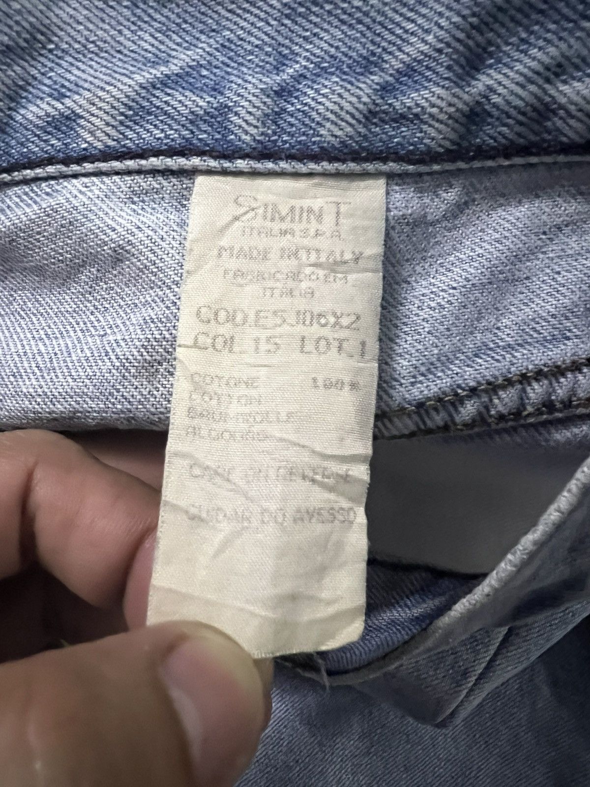 Armani VINTAGE 90’s ARMANI FADED JEAN MADE IN ITALY Size US 28 / EU 44 - 18 Thumbnail