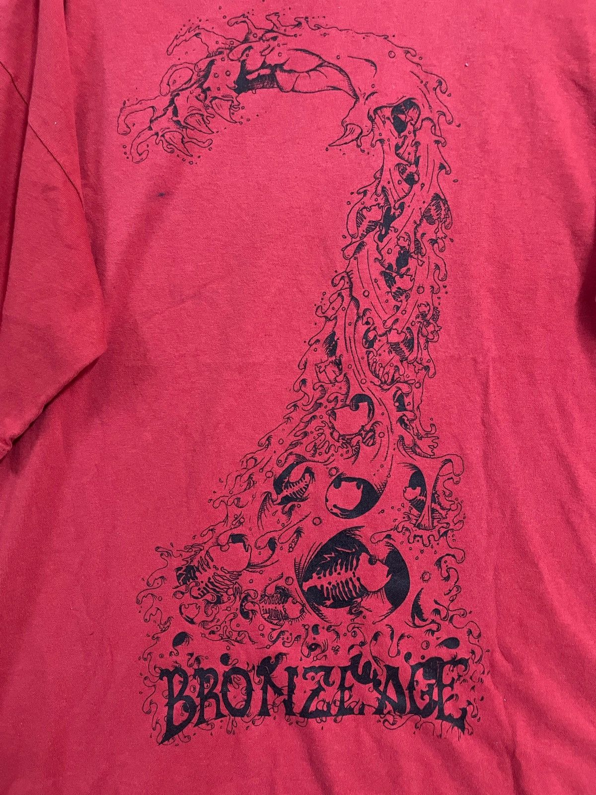 Powell Peralta × Vintage Vintage 90’s Bronze Age T shirt Skateboard Screaming Hand Size US XL / EU 56 / 4 - 11 Thumbnail