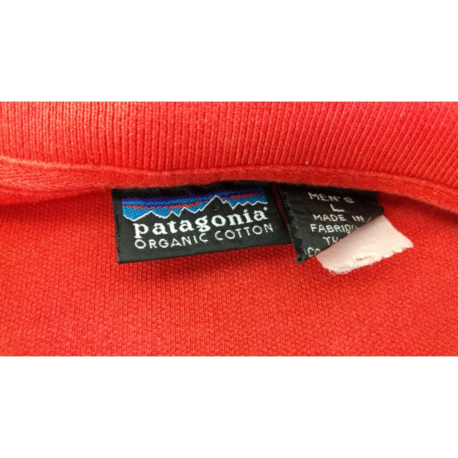 Patagonia Patagonia Polo Shirt Mens L S/S Organic Cotton Dark Orange T-Shirt Rugby Solid Short Sleeve Collared Vintage: No Size US L / EU 52-54 / 3 - 8 Thumbnail