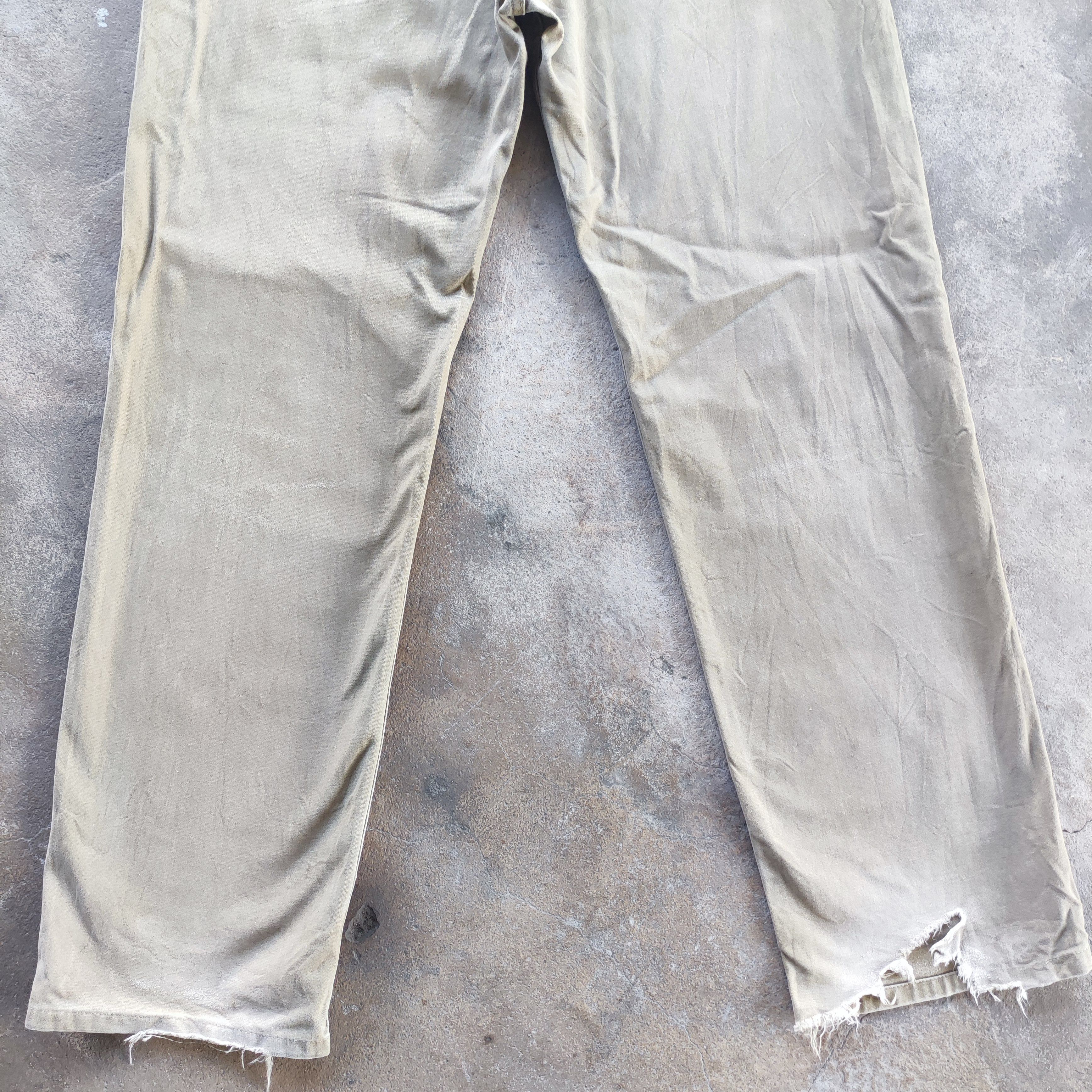Levi's Vintage Levi's 502 Brand Casual Ripped Faded Pants Size US 34 / EU 50 - 11 Thumbnail