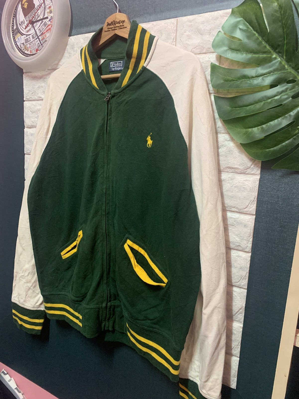 Polo Ralph Lauren × Vintage VINTAGE!! Sweater Bomber POLO RALPH LAUREN Size US XL / EU 56 / 4 - 2 Thumbnail