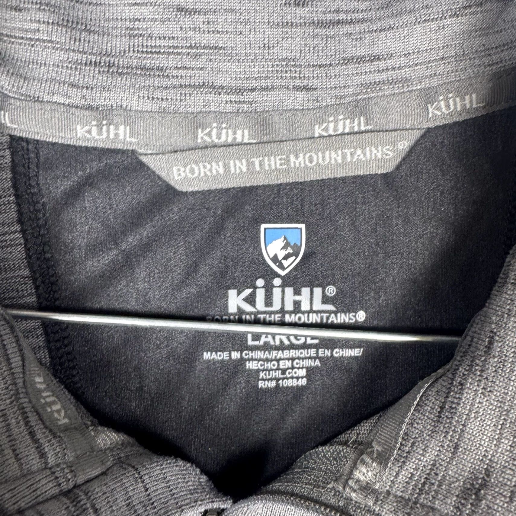 Vintage Kuhl Alloy Shirt Mens L Heather Gray 1/4 Zip Outdoor Casual Hiking Baselayer Shirt Size US L / EU 52-54 / 3 - 6 Thumbnail