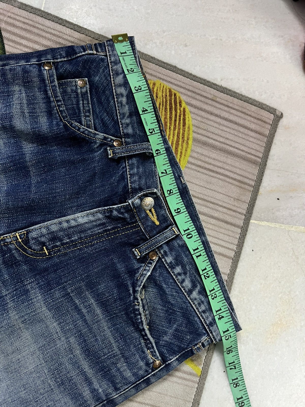 Japanese Brand 💥Flare💥Vintage Lee Riders Distress Jean Size US 30 / EU 46 - 3 Thumbnail