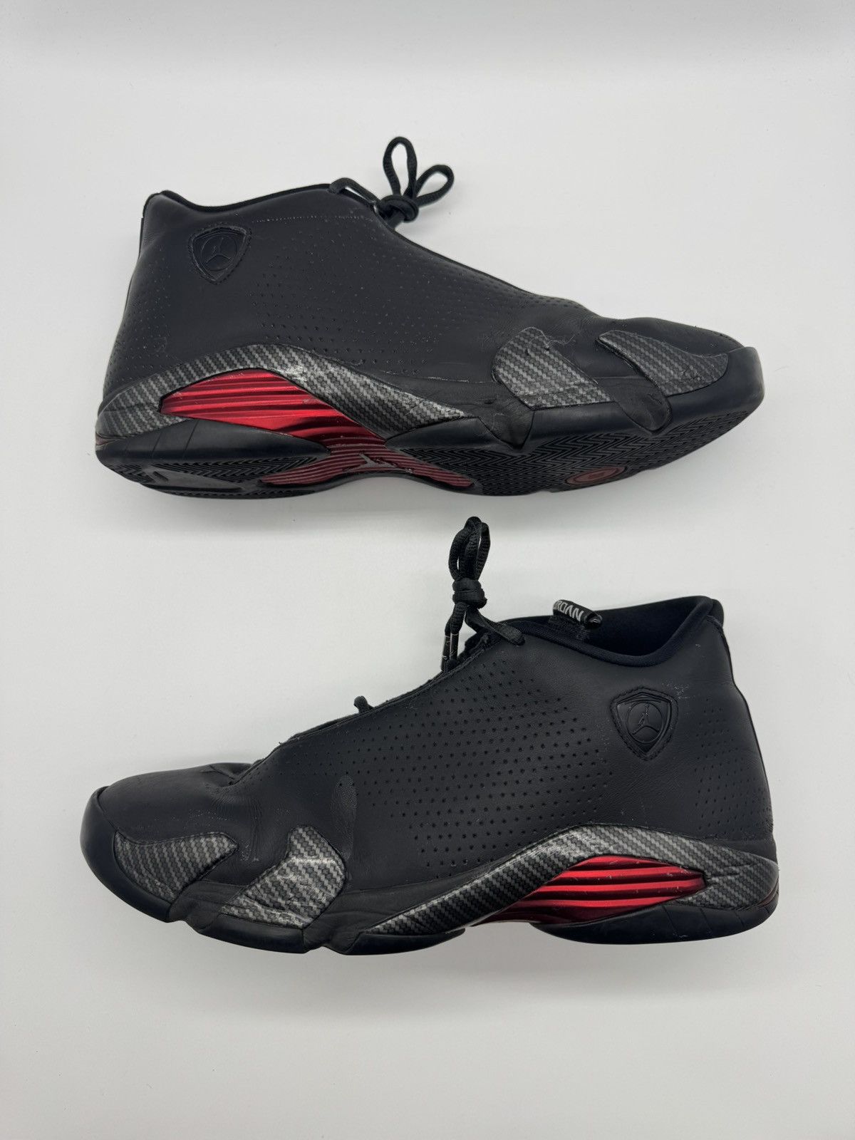 Jordan Brand × Nike Nike Air Jordan 14 Retro SE Black Ferrari Men’s Size 11.5 Size US 11.5 / EU 44-45 - 2 Thumbnail