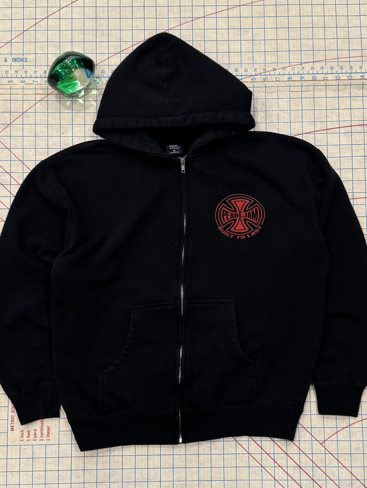 Band Tees Pearl Jam Built To Last Full Zip Hoodie Black Fits Large Size US L / EU 52-54 / 3 - 5 Thumbnail