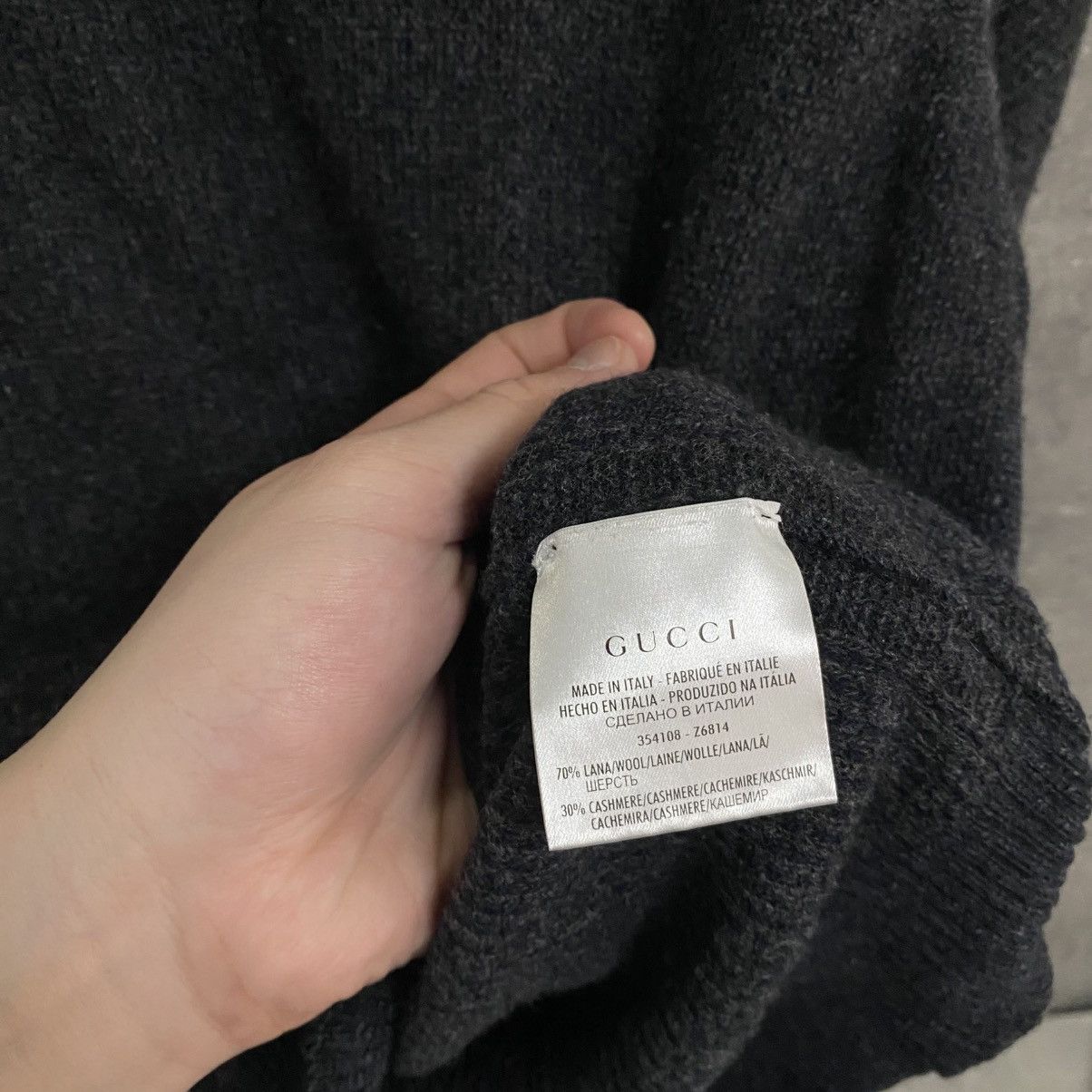 Gucci Vintage Gucci Wool Sweater Cashmere GG Size US M / EU 48-50 / 2 - 8 Thumbnail