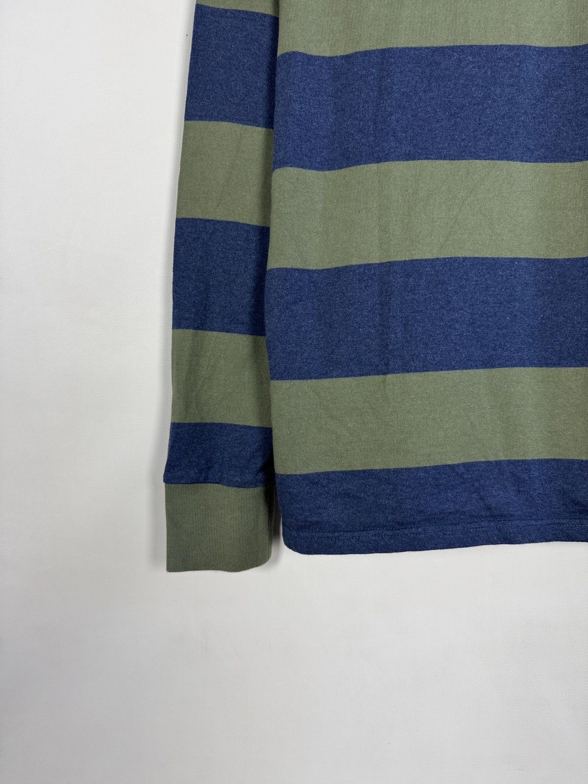 Gant GANT Polo Long Sleeve Striped Rugby Shirt Made in India Sz L Size US L / EU 52-54 / 3 - 14 Thumbnail