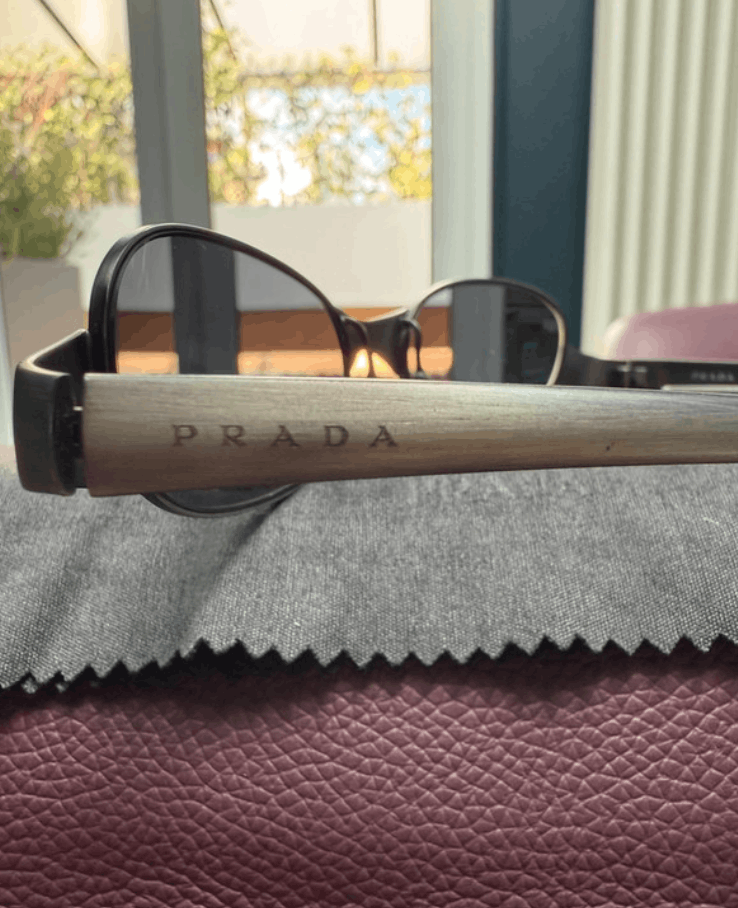 Prada PRADA Sunglasses SPR 78A Sport Red Tab Shield Mask Symbole Size ONE SIZE - 2 Thumbnail