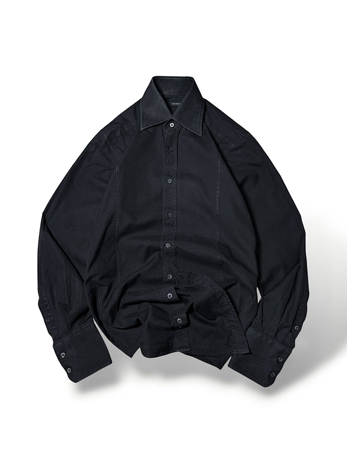 Gucci Gucci Black Classic Shirt Size US S / EU 44-46 / 1 - 2 Thumbnail