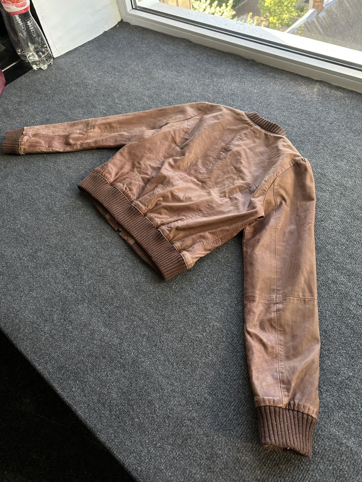 Leather 🚨 LEATHER WOMEN OPIUM LUXURY JACKET ZIP AVANT GARDE POCKET Size M / US 6-8 / IT 42-44 - 10 Thumbnail