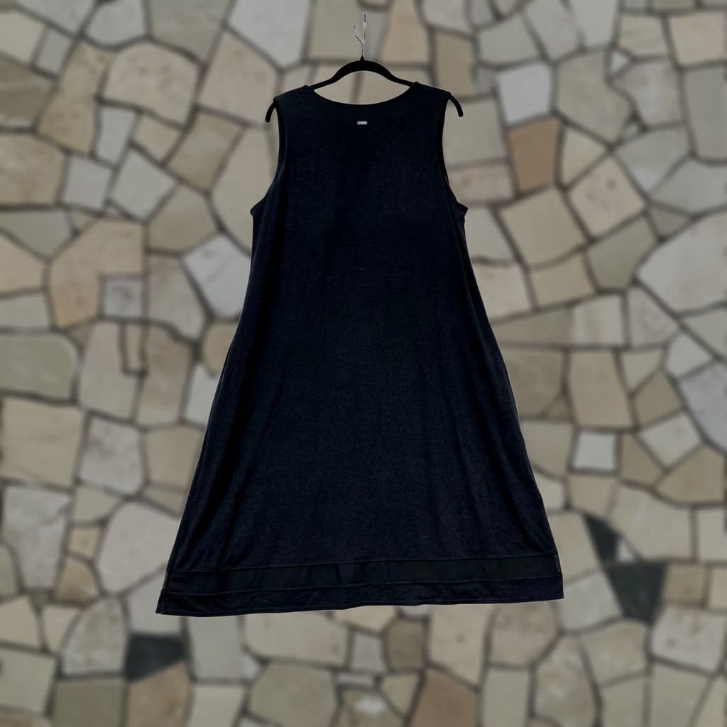 Vintage MPG Mondetta Black Tank Dress XL Sleeveless Unisex Adults Knee Length Fashion Dress Women Men? Size XL / US 12-14 / IT 48-50 - 1 Thumbnail