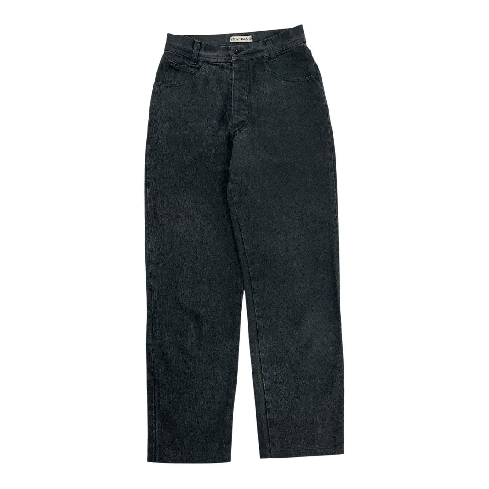 Massimo Osti × Stone Island Women’s Stone Island Green Edge Jeans Vintage Retro 90s W26” Size 26" / US 2 / IT 38 - 3 Thumbnail